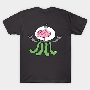 Spooky Brain Alien T-Shirt